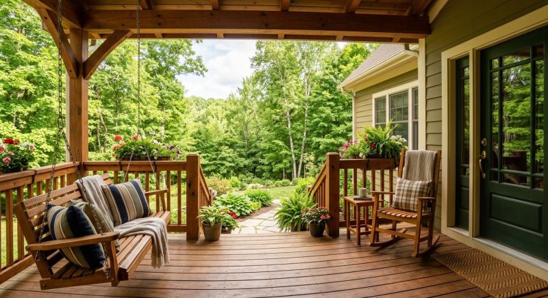 Wood Porch Construction in Boston, MA